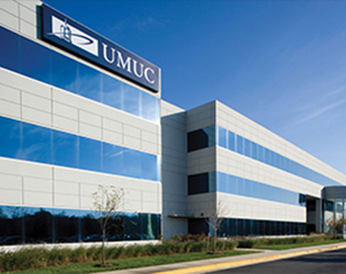 An older picture of the UMGC (then UMUC) building in Largo.