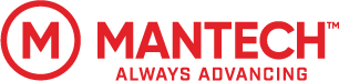ManTech Always Advancing logo.