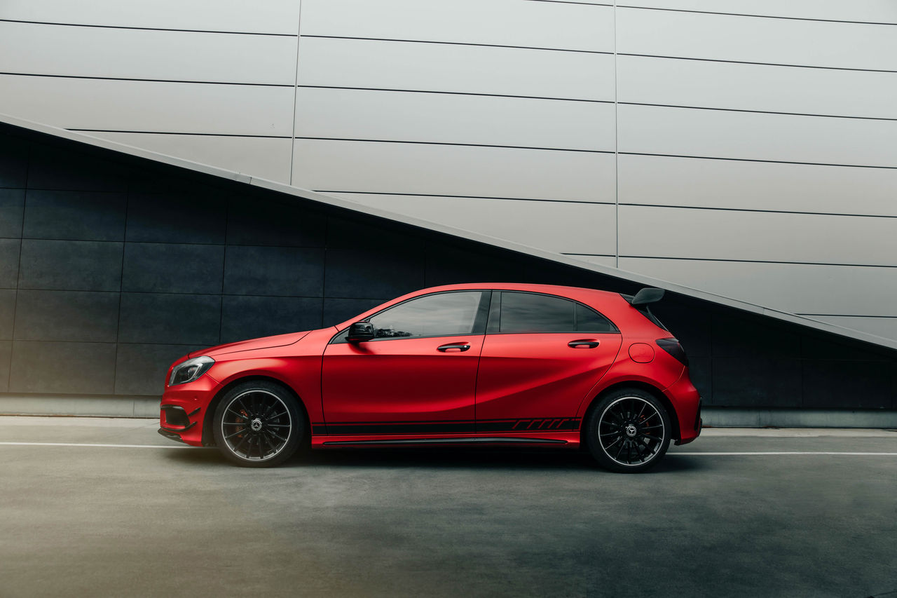 A hatchback vehicle.