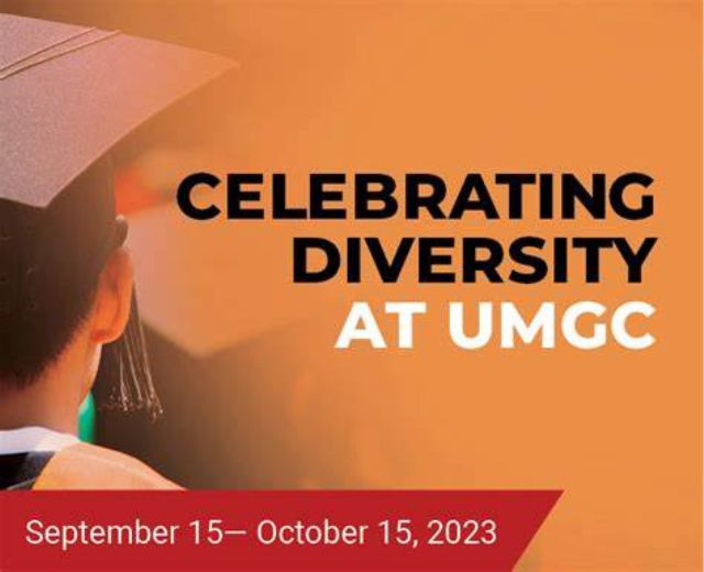 Celebrate Diversity at UMGC - September 15 through October 15, 2023