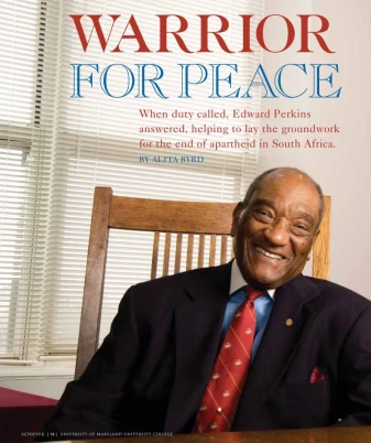 The book cover for warrior for peace