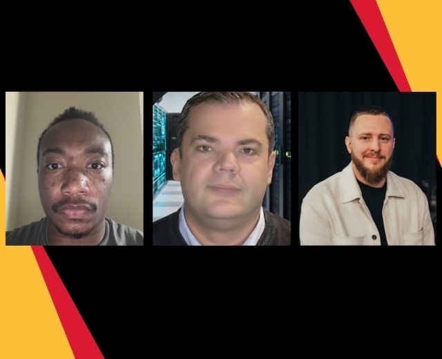 Three UMGC cyber team members