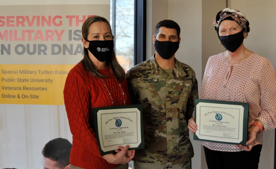 UMGC administration recognized for outstanding service.