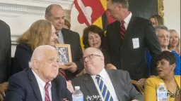 Seaton with Gov. Hogan