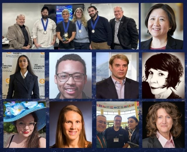 Collage of groups and individuals recognized as UMGC 2026 student organization award winners.