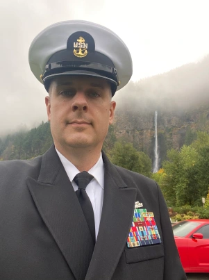 Thomas Brandt in military uniform