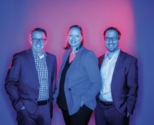 Kristophyre McCall, Martina Hansen and Dr. Michael Proksch