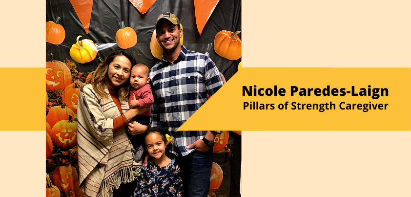 Nicole Paredes-Laign and family