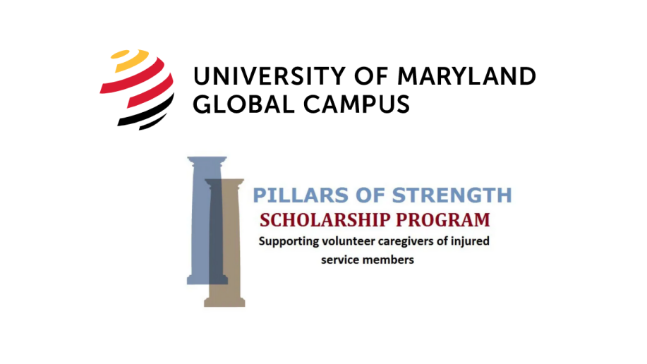 The UMGC and Pillars of Strength logos.