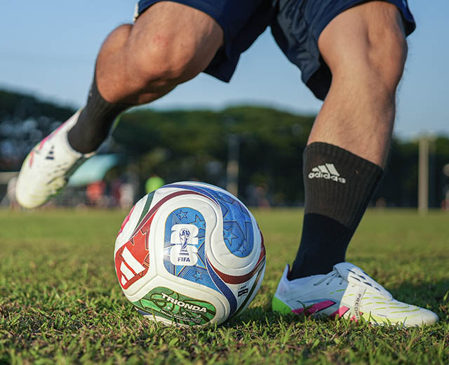 A soccer ball.
