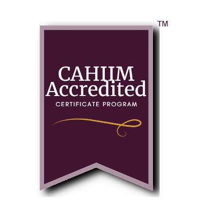 CAHIIM Accredited Certificate Program badge