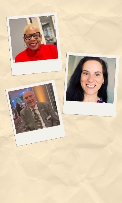 UMGC alumni entrepreneurs Heather Teed, Lakia Elam, and Philip Callahan