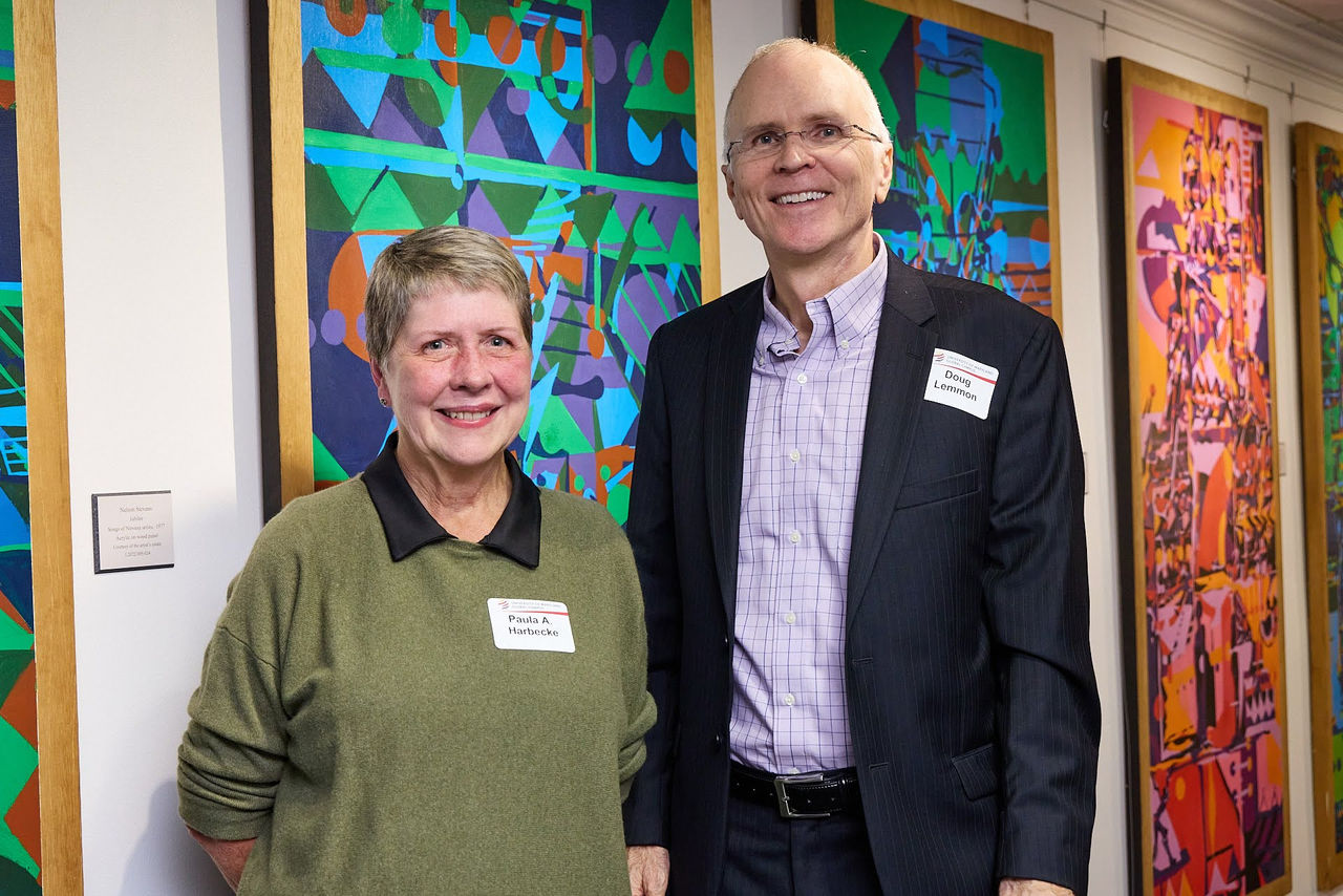 Paula Harbecke served as co-chair of the Overseas Marylanders Association reunion.