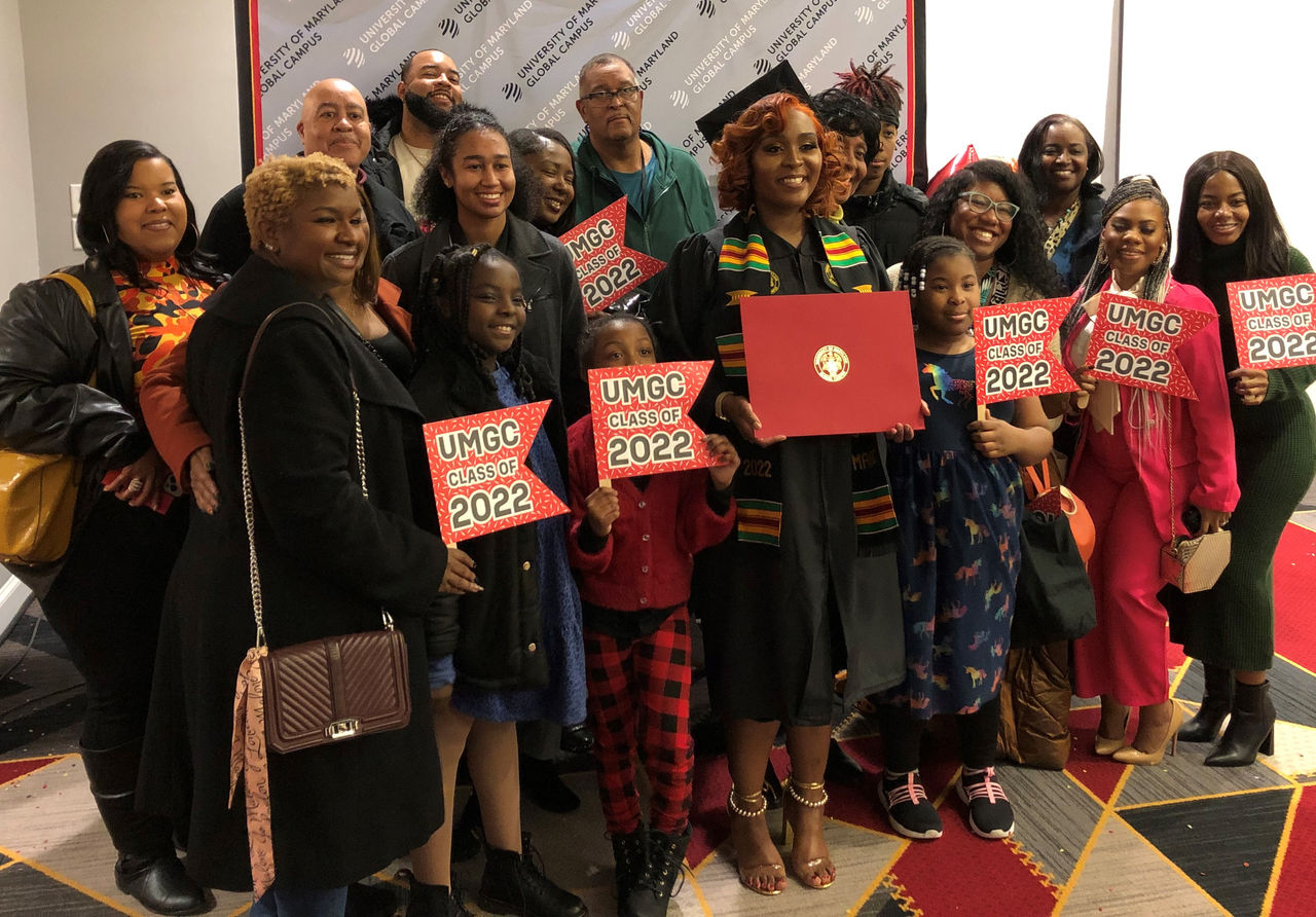 With this class of graduates, UMGC surpassed 100,000 alumni living in Maryland.