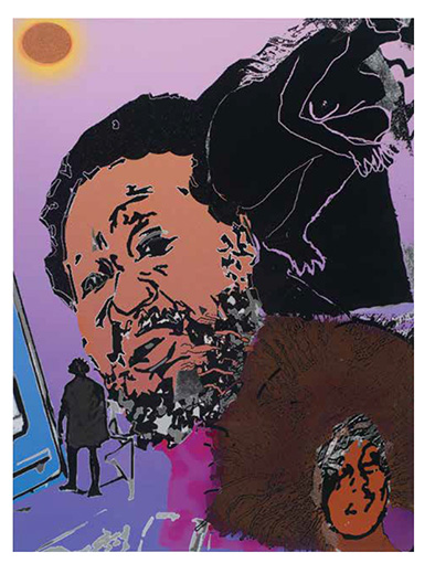 "Bushman’s Time Travel," 2023, pigment print, artist’s proof, edition of 12. 40 x 32 inches