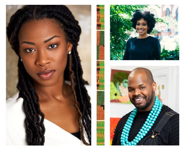 Clockwise from top right: Christina Wilds, Rashad Ali Muhammad and Raquel Jennings.